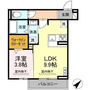 ノブレス【3階】の間取り