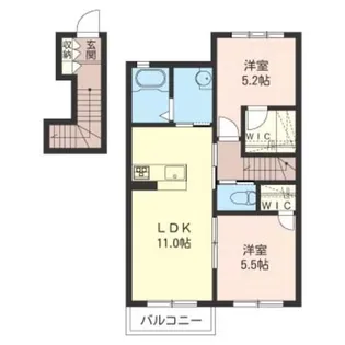 クレマチスT【2階】の間取り