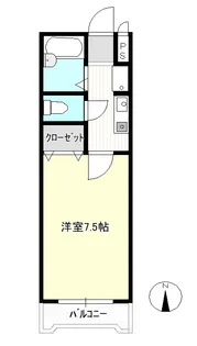 1Kの間取り画像