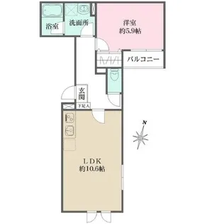 The Park Maison中野3丁目【3階】の間取り