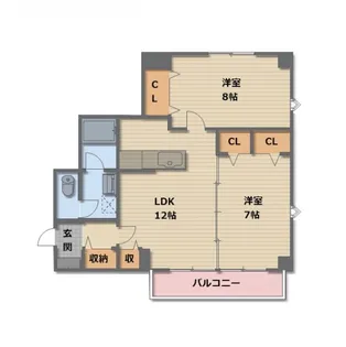 長野県長野市大字栗田【マンション】の間取り