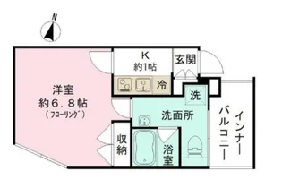 東京都大田区雪谷大塚町【マンション】の間取り