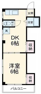 戸枝ハイツ【2階】の間取り