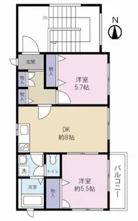 グランデュール永福【3階】の間取り