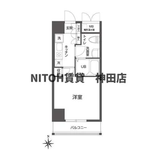 クローバーステイ秋葉原【5階】の間取り