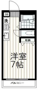 グリーンハイム瓜生【1階】の間取り