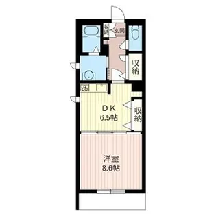 メゾン北品川【1階】の間取り