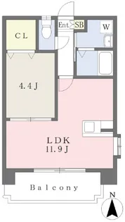 ステージア本荘【5階】の間取り