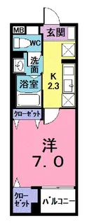 埼玉県坂戸市三光町【マンション】の間取り