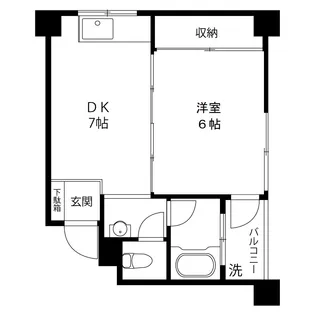 ハイツ方南【3階】の間取り