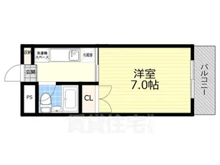 シーサイドマンション【2階】の間取り