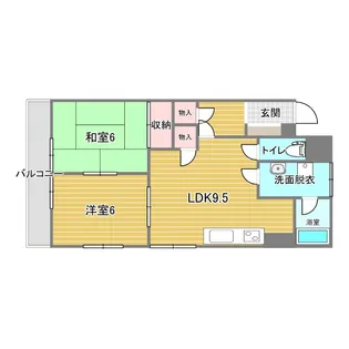 もみじ屋マンション【3階】の間取り