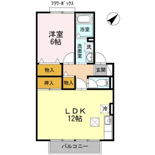 セジュール深沢 D棟【1階】の間取り