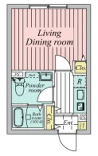 YOLK江古田【1階】の間取り