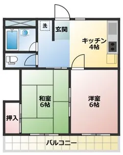 City in リベルテ【1階】の間取り