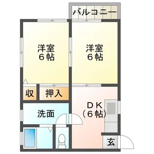 アーバンミストラル【1階】の間取り