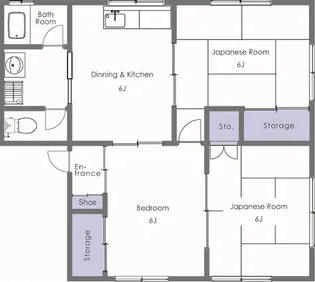 メゾン友【2階】の間取り