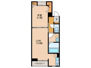 クオーレ III【2階】の間取り