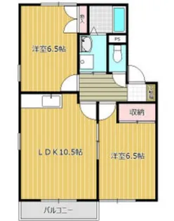 エステートピアKII【2階】の間取り