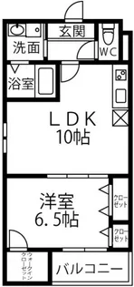 フジパレスタクト【3階】の間取り