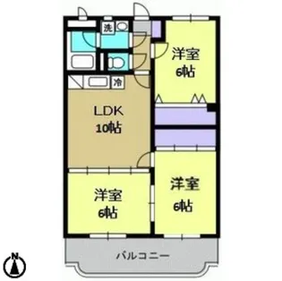 ファミーユA棟【2階】の間取り