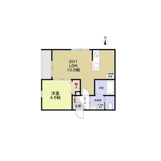 神奈川県逗子市山の根2【アパート】の間取り