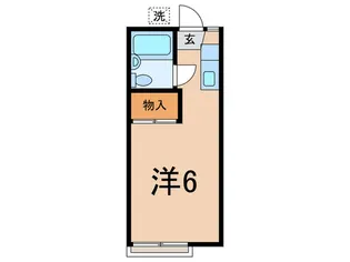 つつじ荘【1階】の間取り