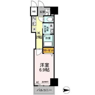 terrace(テラス)【6階】の間取り