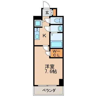 エスリード名城公園プライム【11階】の間取り