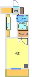 メインステージ大森海岸【3階】の間取り