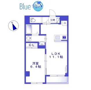 La Seed Rave【2階】の間取り