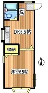 大和ハイツII【2階】の間取り
