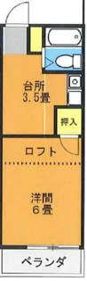 サンライズ弐番館【2階】の間取り