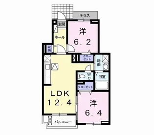 サンモール渋谷【1階】の間取り