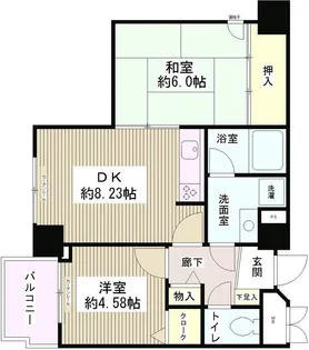 マハール駒込【3階】の間取り