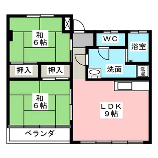 ブルーハイツ【2階】の間取り