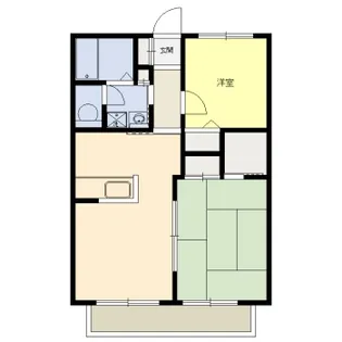 サニータウンM棟【2階】の間取り