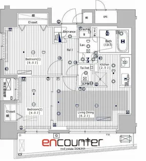 ガーラ・グランディ北池袋【2階】の間取り