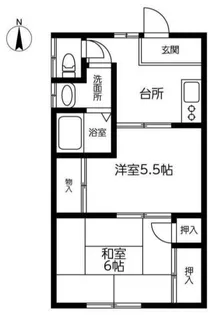 ハイムゴード【1階】の間取り