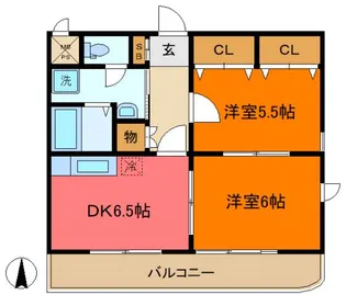 ゴッドオブハーベストIII(スリー)【2階】の間取り