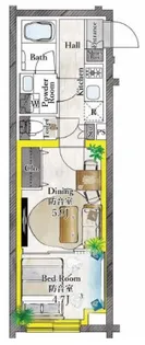 プラネソシエプラス桜台【3階】の間取り