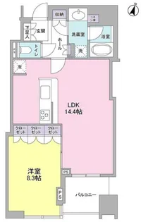 大崎ウエストシティタワーズ E棟【5階】の間取り