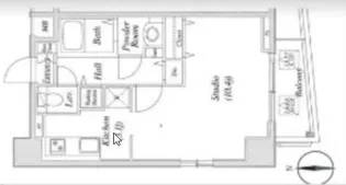 メイクスデザイン西麻布【5階】の間取り