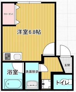 Premium S Kamata【1階】の間取り