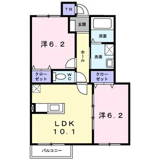 メゾン フェリーチェ【1階】の間取り