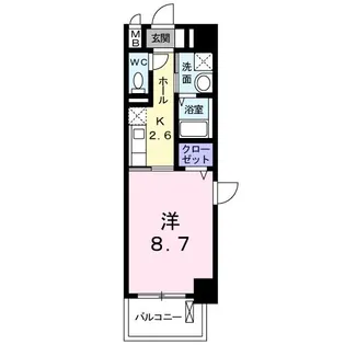 エスパシオ南蔵王【5階】の間取り