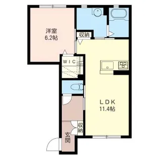 SHM ノルド【1階】の間取り