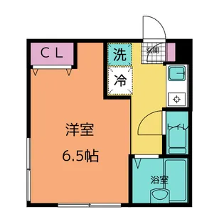 フラットエリーズ【1階】の間取り