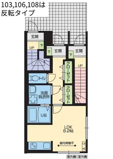 VIVIANA TOP【1階】の間取り