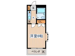 エスポワール コリーヌ【1階】の間取り